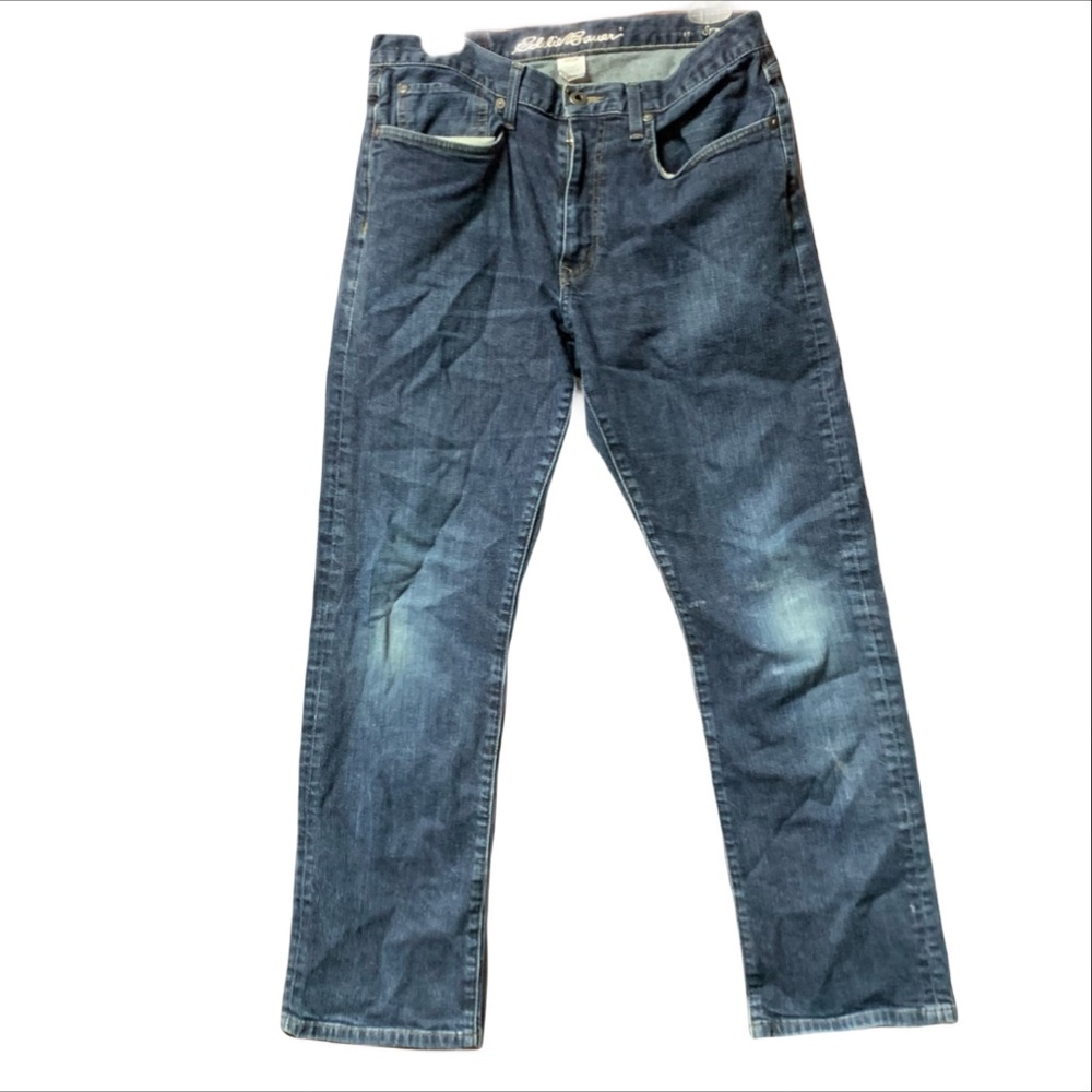 14. Eddie Bauer Blue Jeans 33x30